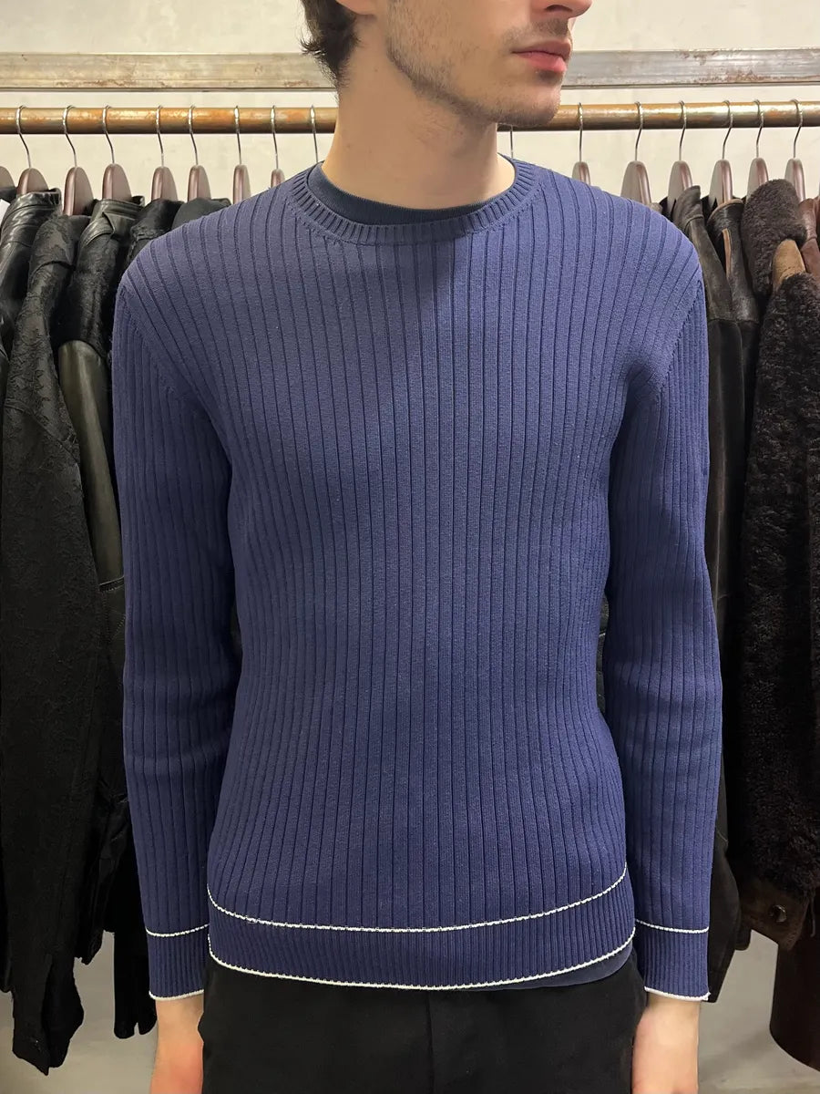 2000s Prada Electric Blue Classic Sweater (S) dnWDave 1