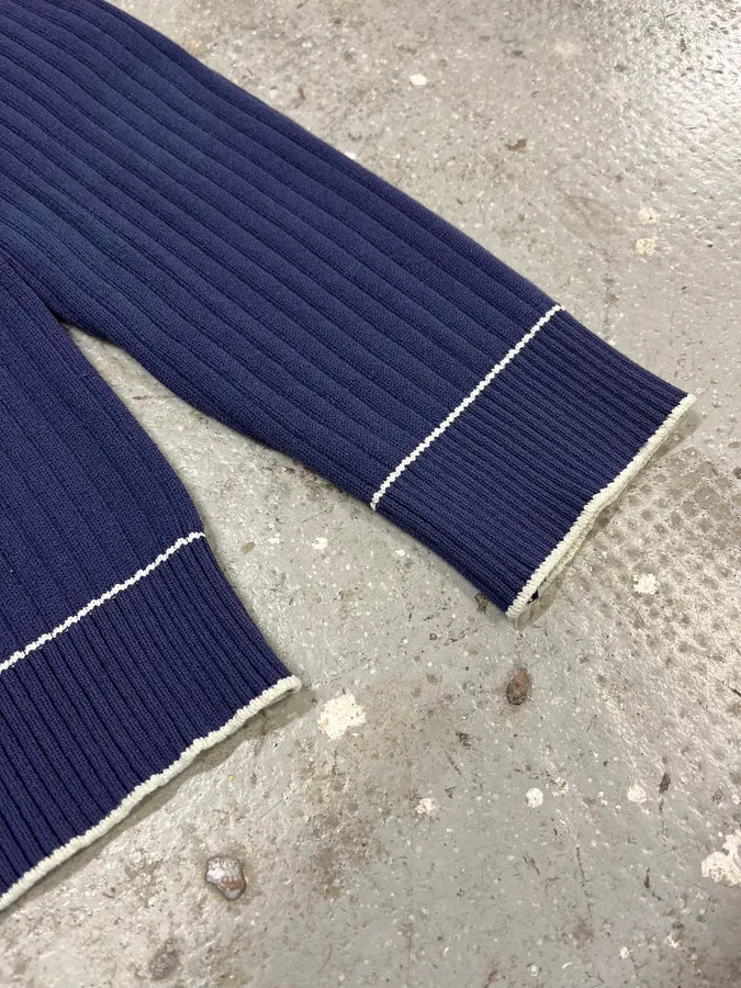 2000s Prada Electric Blue Classic Sweater (S) dnWDave 4