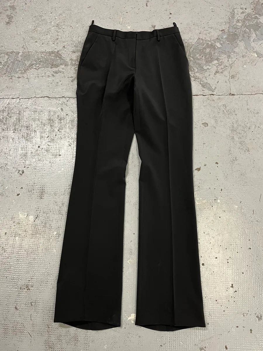 2000s Prada Elegant Black Tailored Pants EcKnZZZ 3