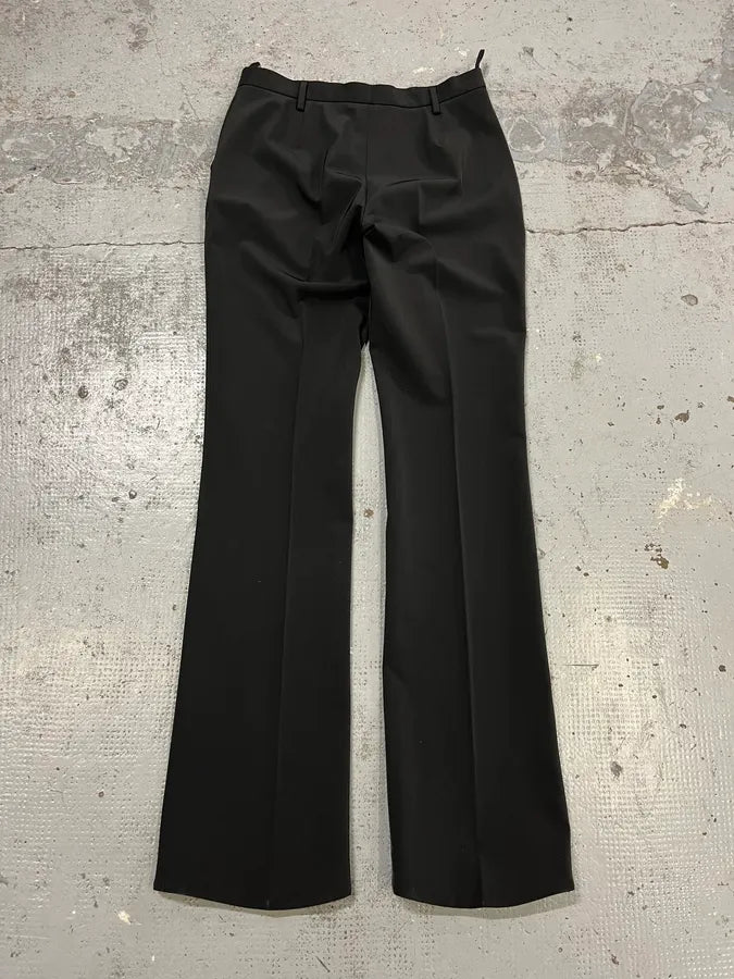 2000s Prada Elegant Black Tailored Pants EcKnZZZ 4