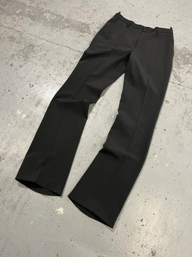 2000s Prada Elegant Black Tailored Pants EcKnZZZ 5