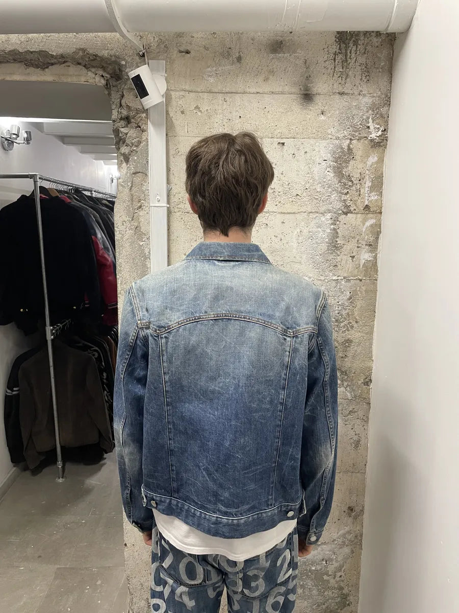 2000s Prada Faded Blue Denim Jacket (S/M) 2