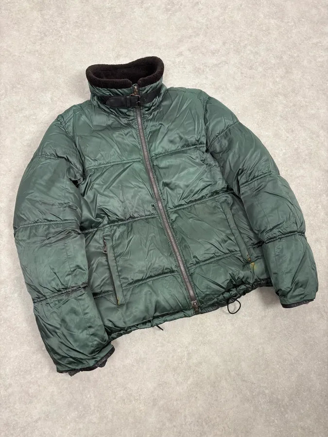 2000s Prada Forest Green Nylon Puffer Jacket CRhyddm 3