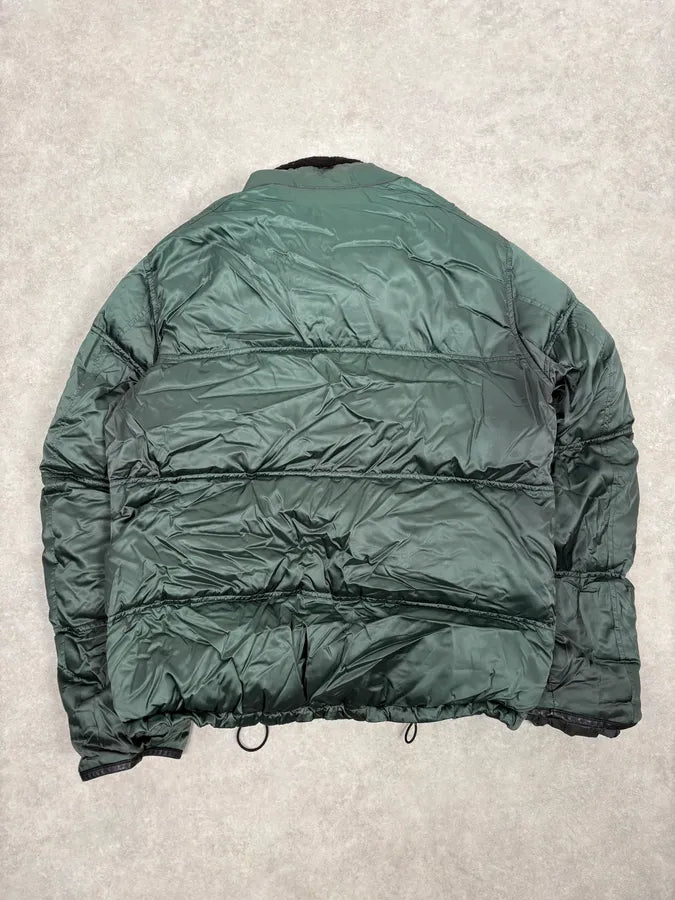 2000s Prada Forest Green Nylon Puffer Jacket CRhyddm 5
