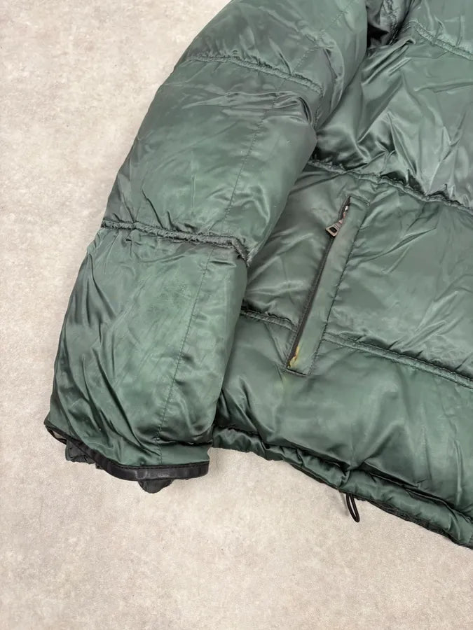2000s Prada Forest Green Nylon Puffer Jacket CRhyddm 8