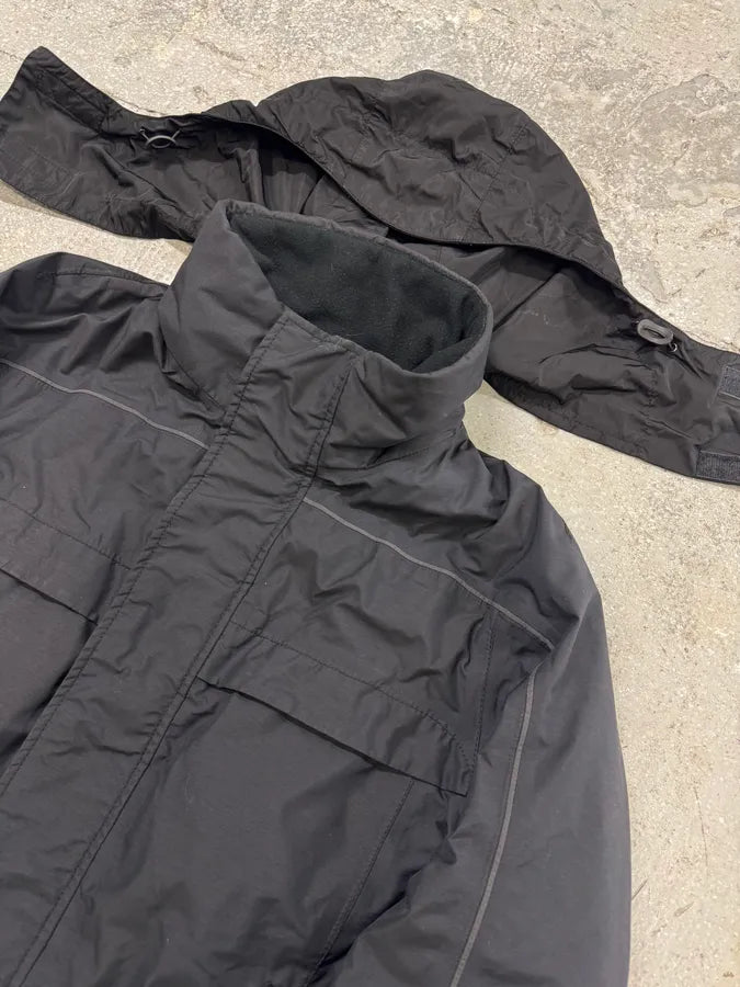 2000s Prada Gore-Tex Black Black Nylon Jacket (M) 2