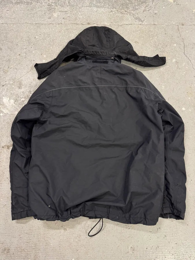 2000s Prada Gore-Tex Black Black Nylon Jacket (M) 7