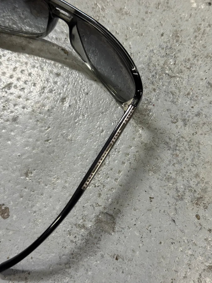 2000s Prada Gradient Black Aviator Sunglasses PJaSBdQ 3