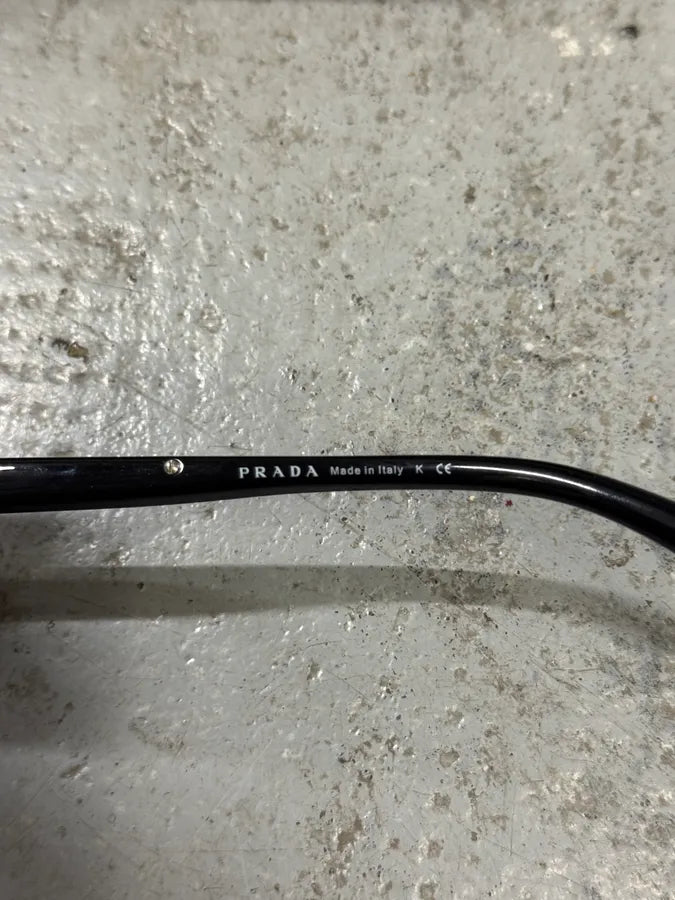 2000s Prada Gradient Black Aviator Sunglasses PJaSBdQ 4