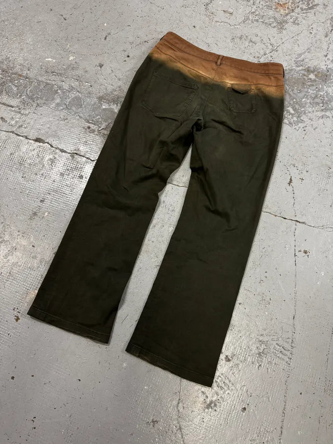 2000s Prada Gradient Bronze & Black Pants HYywsDp 4