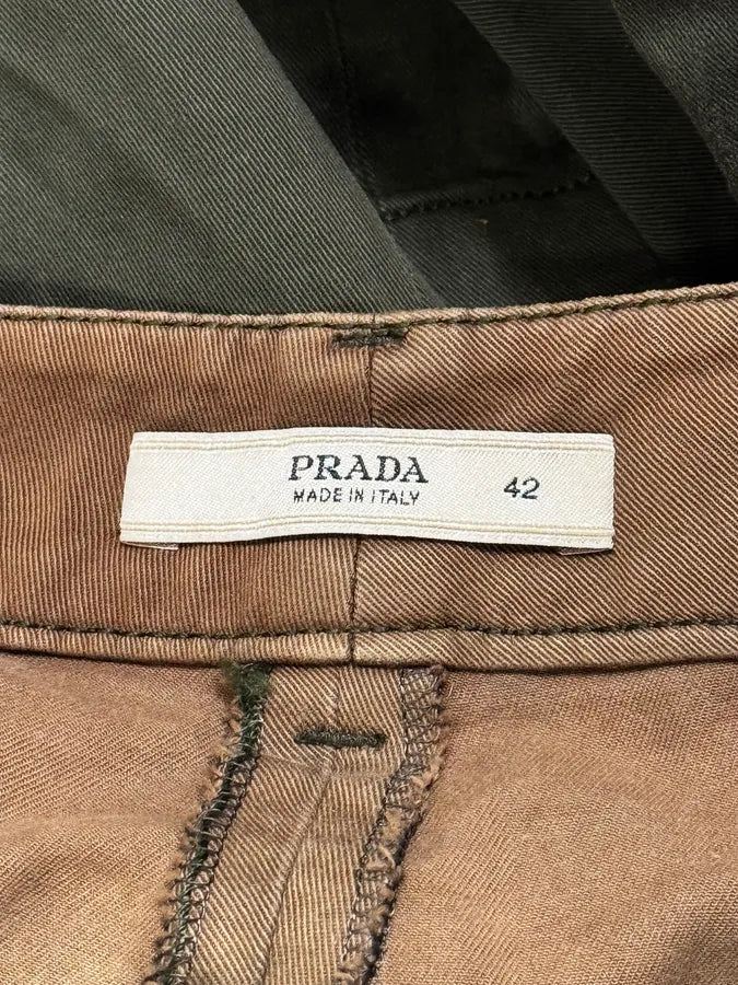 2000s Prada Gradient Bronze & Black Pants HYywsDp 5