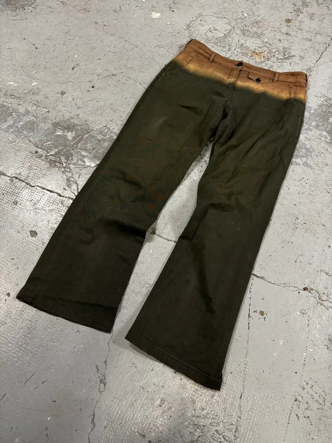 2000s Prada Gradient Bronze & Black Pants HYywsDp 2