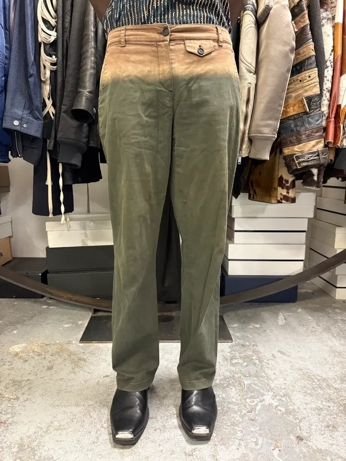 2000s Prada Gradient Bronze & Black Pants HYywsDp 1