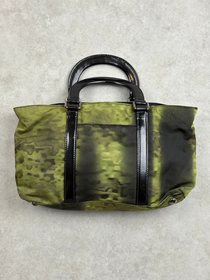 AW2004 Prada Tessuto Nylon Green Forest Cyber Shoulder Bag PgutsWj 6