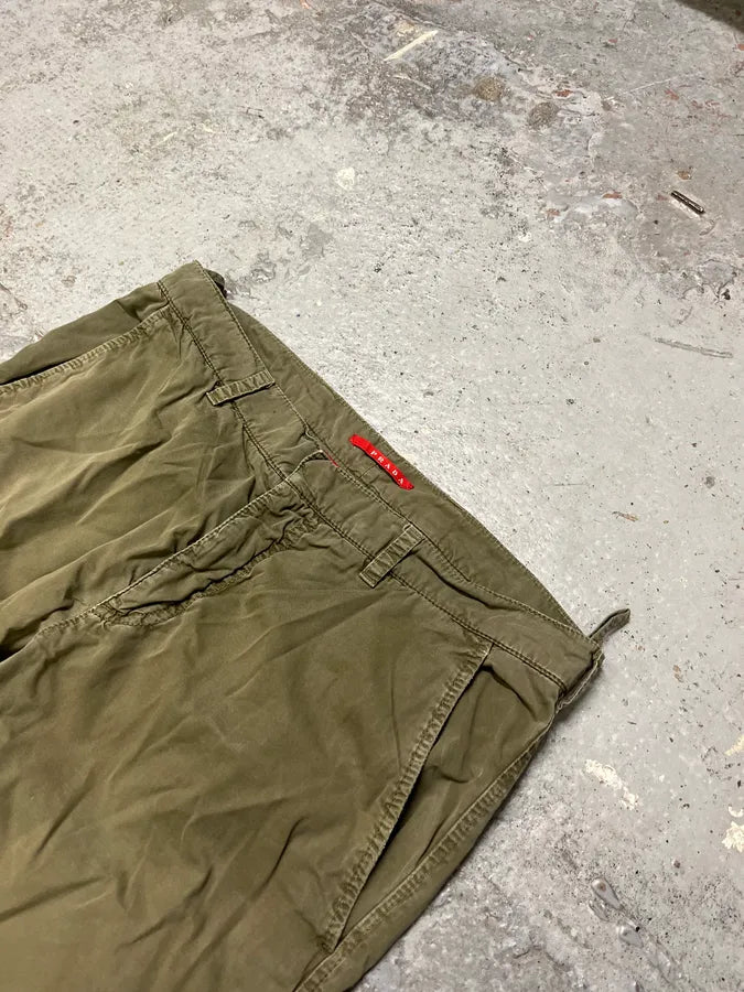 2000s Prada Green Military Pants mCgnxvO 5