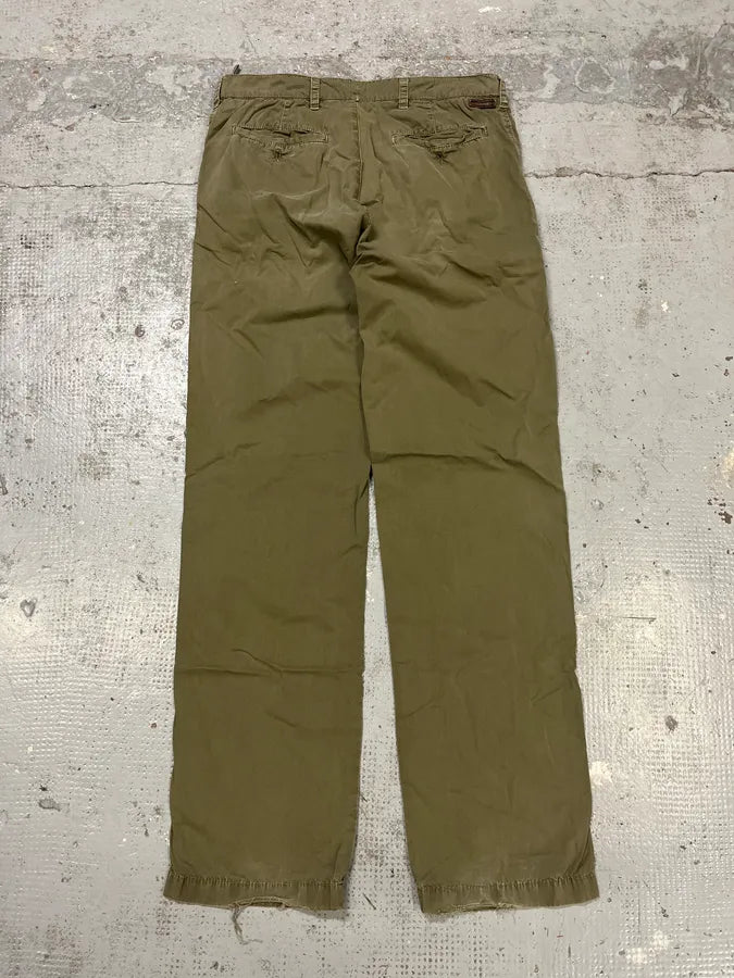 2000s Prada Green Military Pants mCgnxvO 7