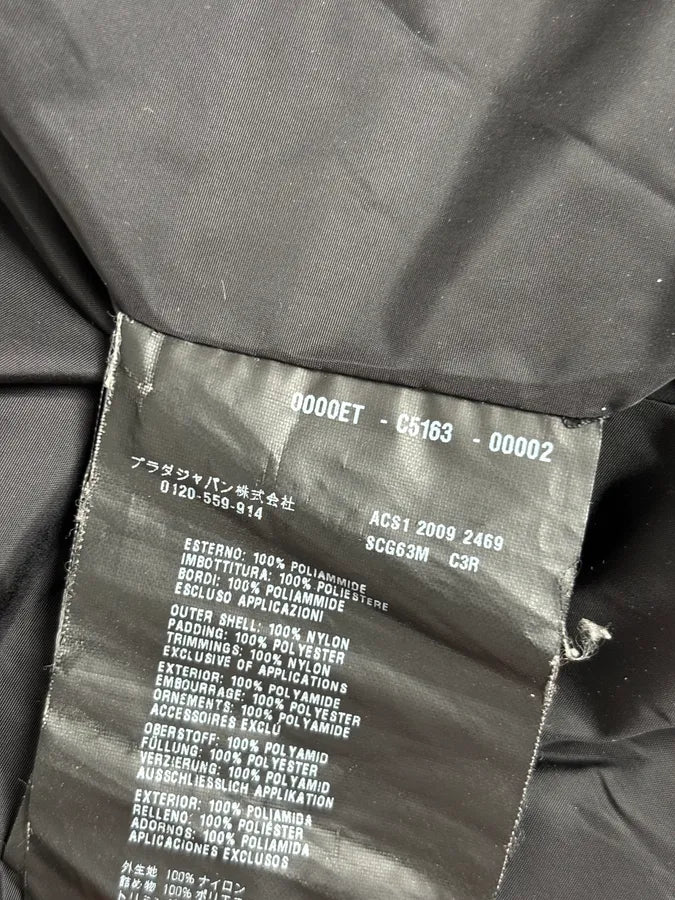 AW2009 Prada Green Nylon Lined Bomber Jacket qGVBhcW 13