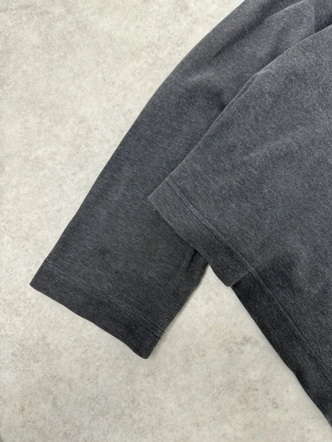 2000s Prada Grey & Black Polo Shirt RfmWQvy 5