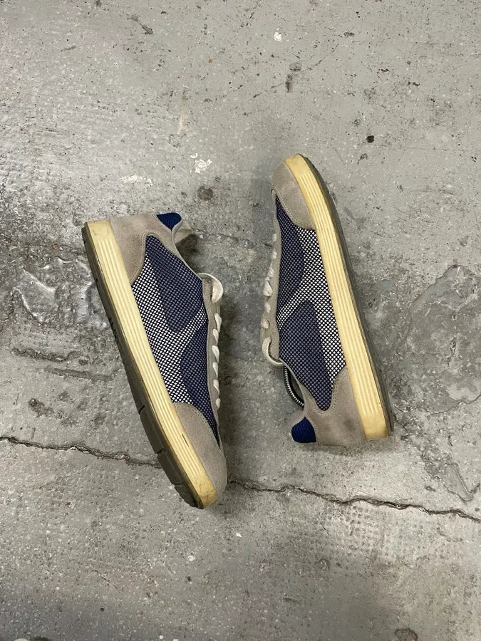 2000s Prada Grey Canvas America’s Cup Low Sneakers WgKNodP 5