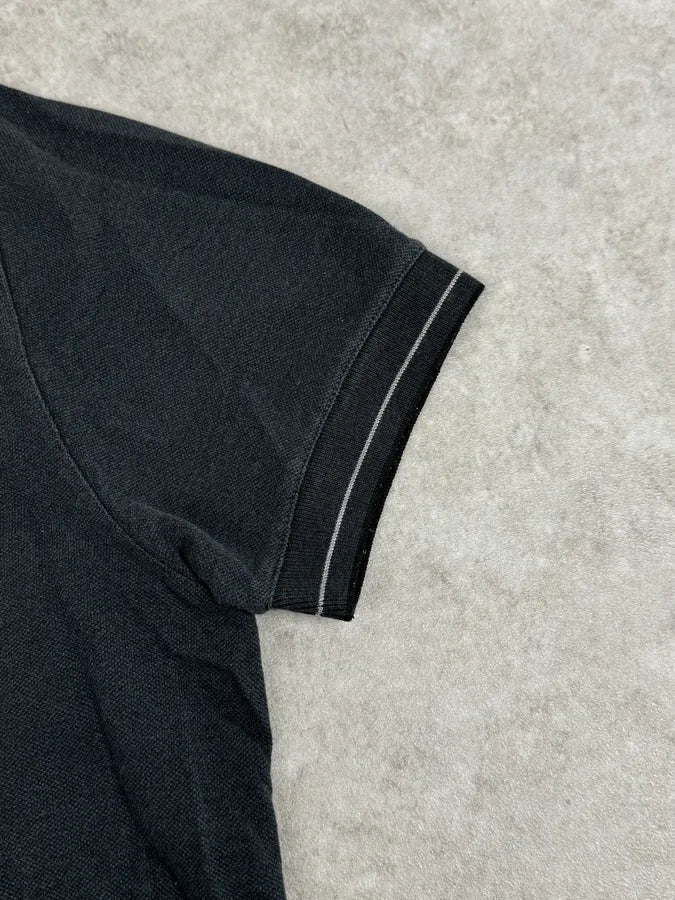 SS2007 Prada Grey Contrast Stitch Polo MBVAnYe 6