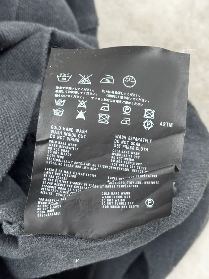 SS2007 Prada Grey Contrast Stitch Polo MBVAnYe 10