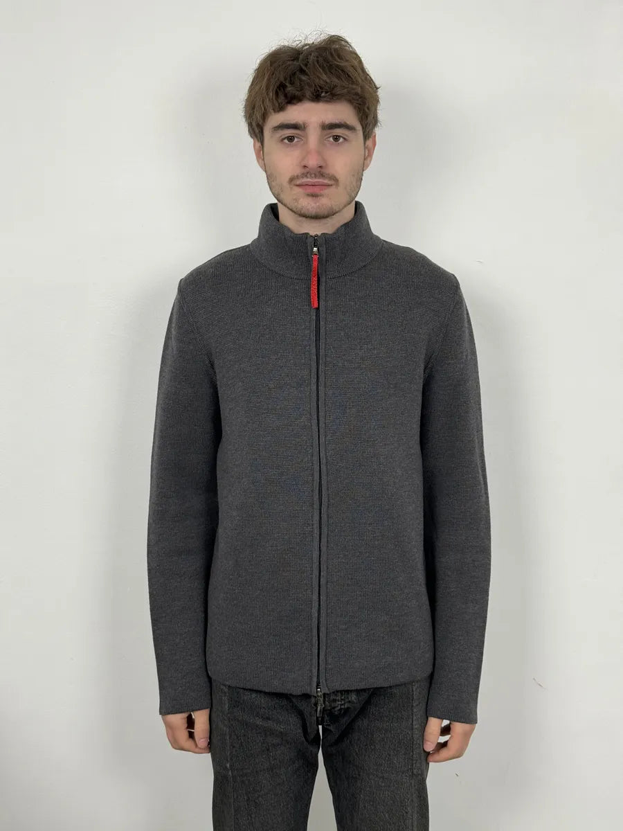 2000s Prada Grey Japan Zip-Up Jacket xsPuVap 2