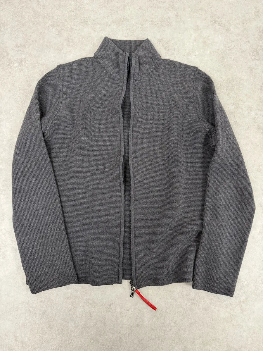 2000s Prada Grey Japan Zip-Up Jacket xsPuVap 5