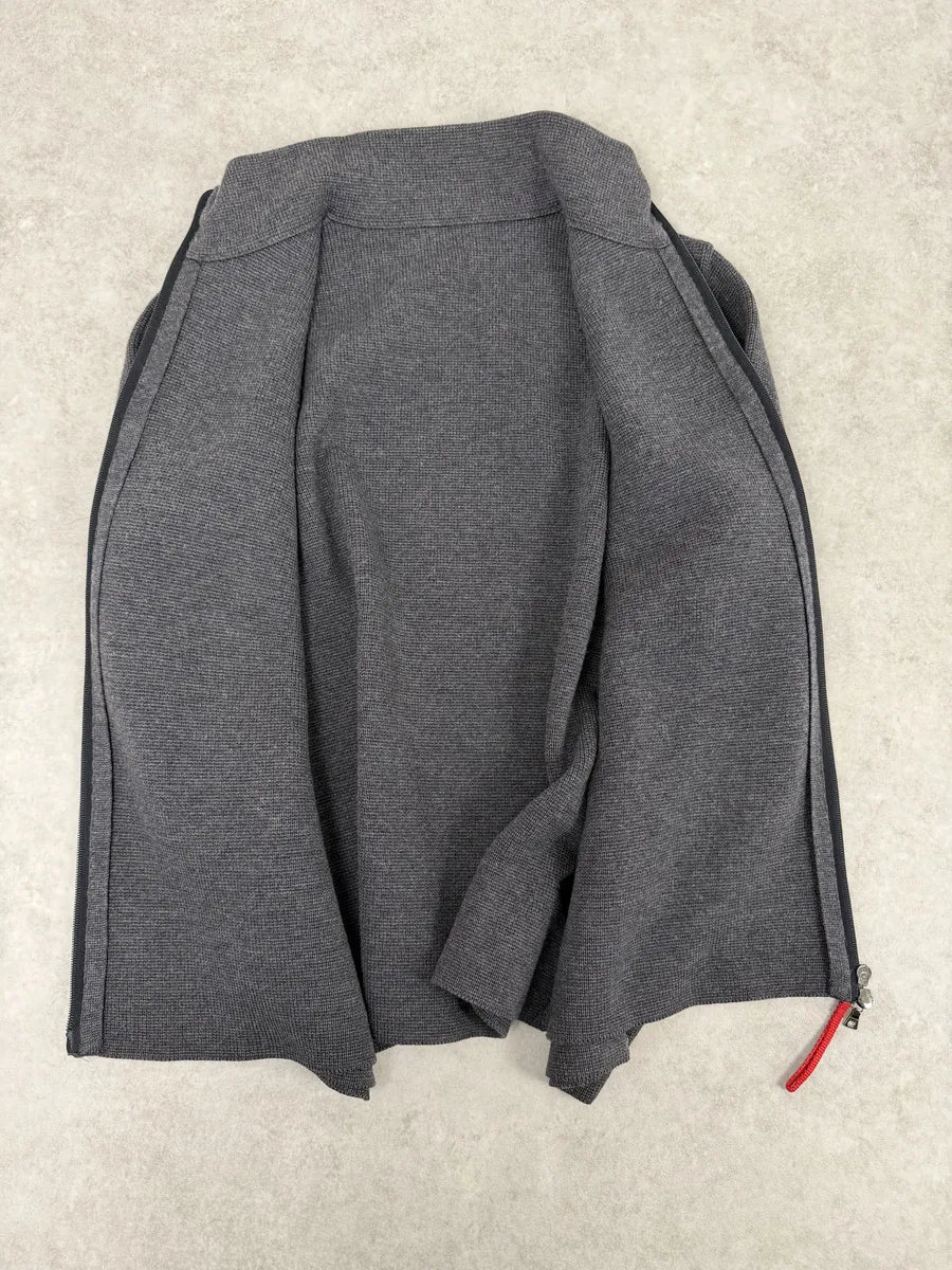 2000s Prada Grey Japan Zip-Up Jacket xsPuVap 6