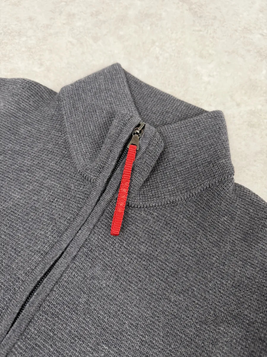 2000s Prada Grey Japan Zip-Up Jacket xsPuVap 7