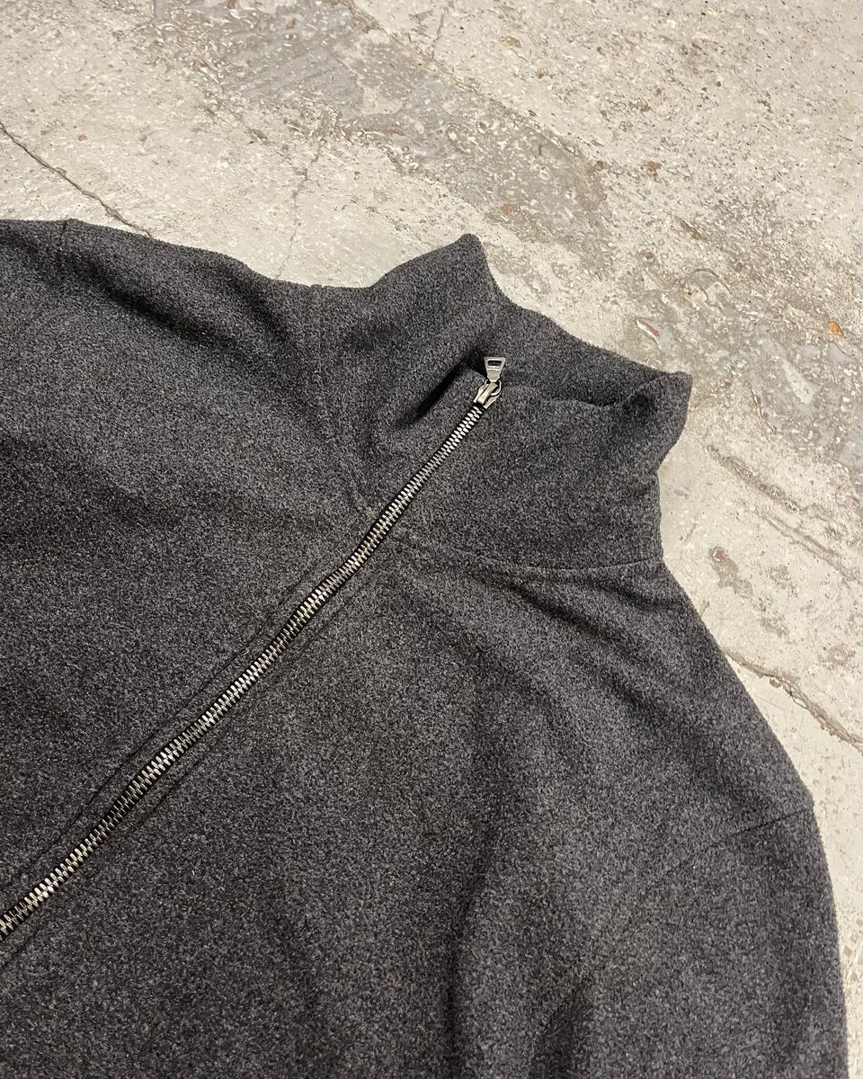 2000s Prada Grey Layered Zip-up Jacket gnlGYXS 4