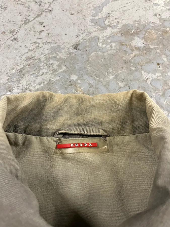 2000s Prada Grey Linea Rossa Jacket (M/L) 10