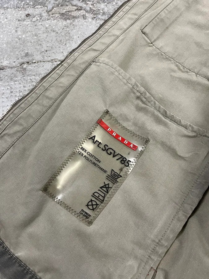 2000s Prada Grey Linea Rossa Jacket (M/L) 11