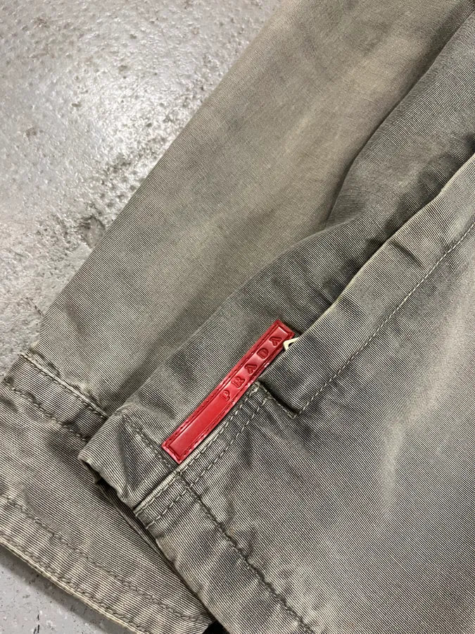 2000s Prada Grey Linea Rossa Jacket (M/L) 3