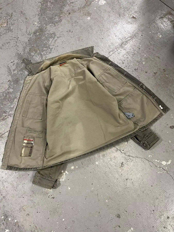 2000s Prada Grey Linea Rossa Jacket (M/L) 4