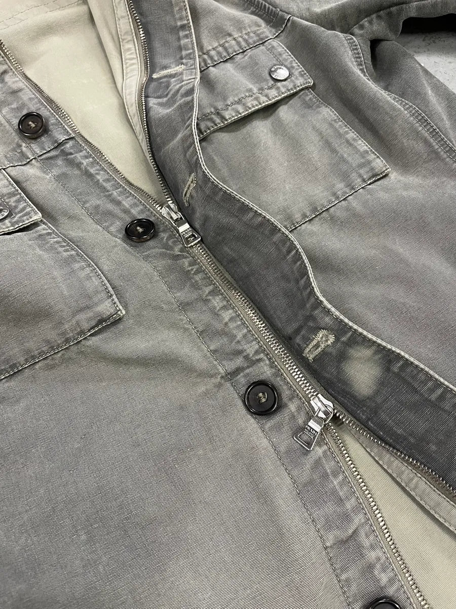 2000s Prada Grey Linea Rossa Jacket (M/L) 6