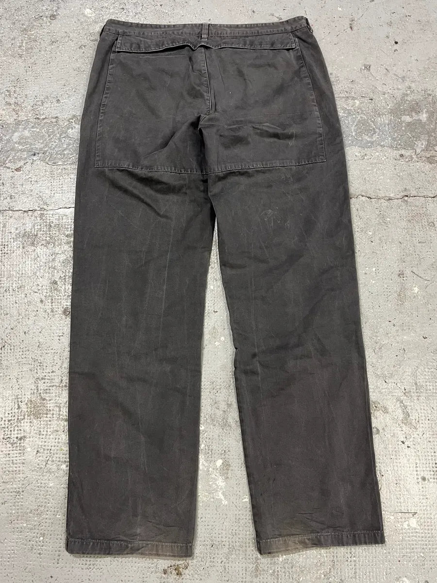 2000s Prada Grey Linea Rossa Workwear Pants (L) uZGVIcE 10