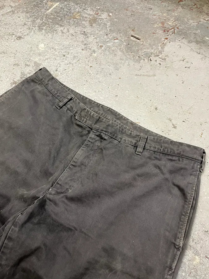 2000s Prada Grey Linea Rossa Workwear Pants (L) uZGVIcE 6