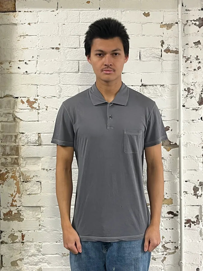2000s Prada Grey Polo vSjWhnQ 0