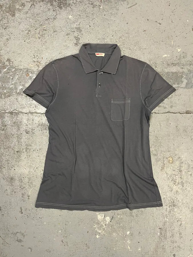 2000s Prada Grey Polo vSjWhnQ 1