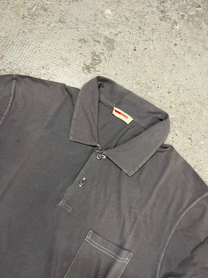 2000s Prada Grey Polo vSjWhnQ 3