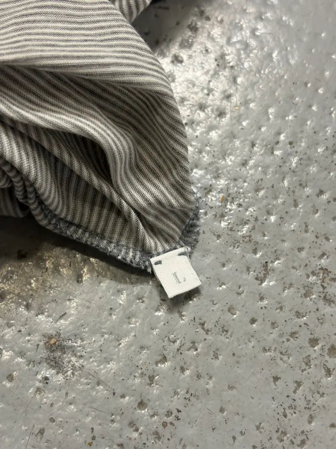 2000s Prada Grey Striped T-Shirt JSVsjgc 7