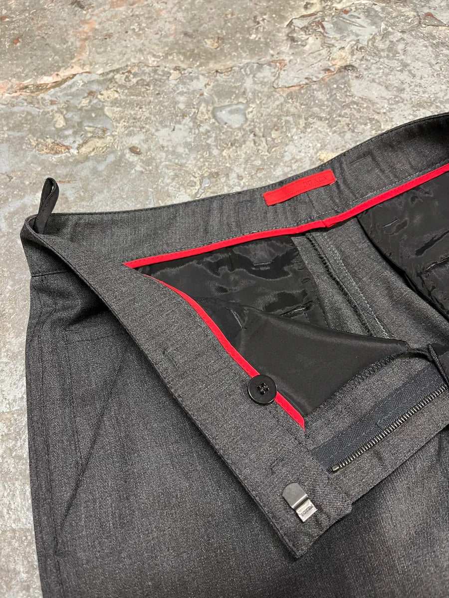 2000s Prada Grey Suit Pants XeCrXeW 2