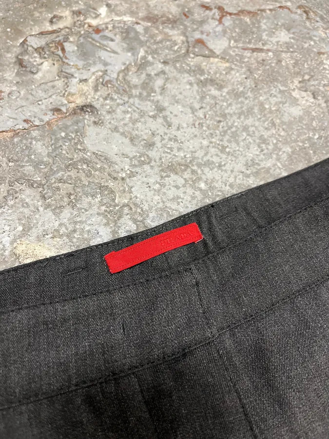 2000s Prada Grey Suit Pants XeCrXeW 4