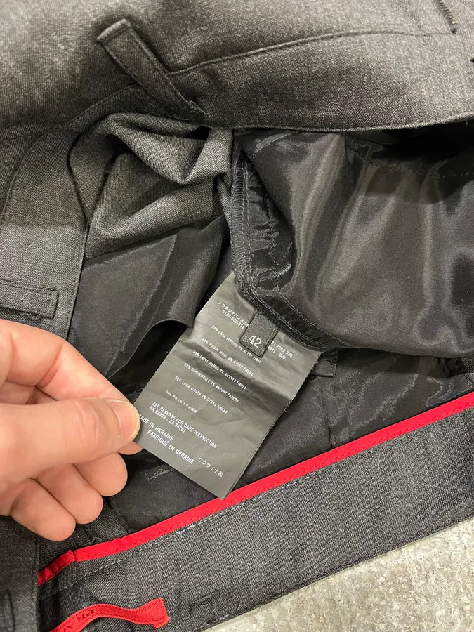 2000s Prada Grey Suit Pants XeCrXeW 7