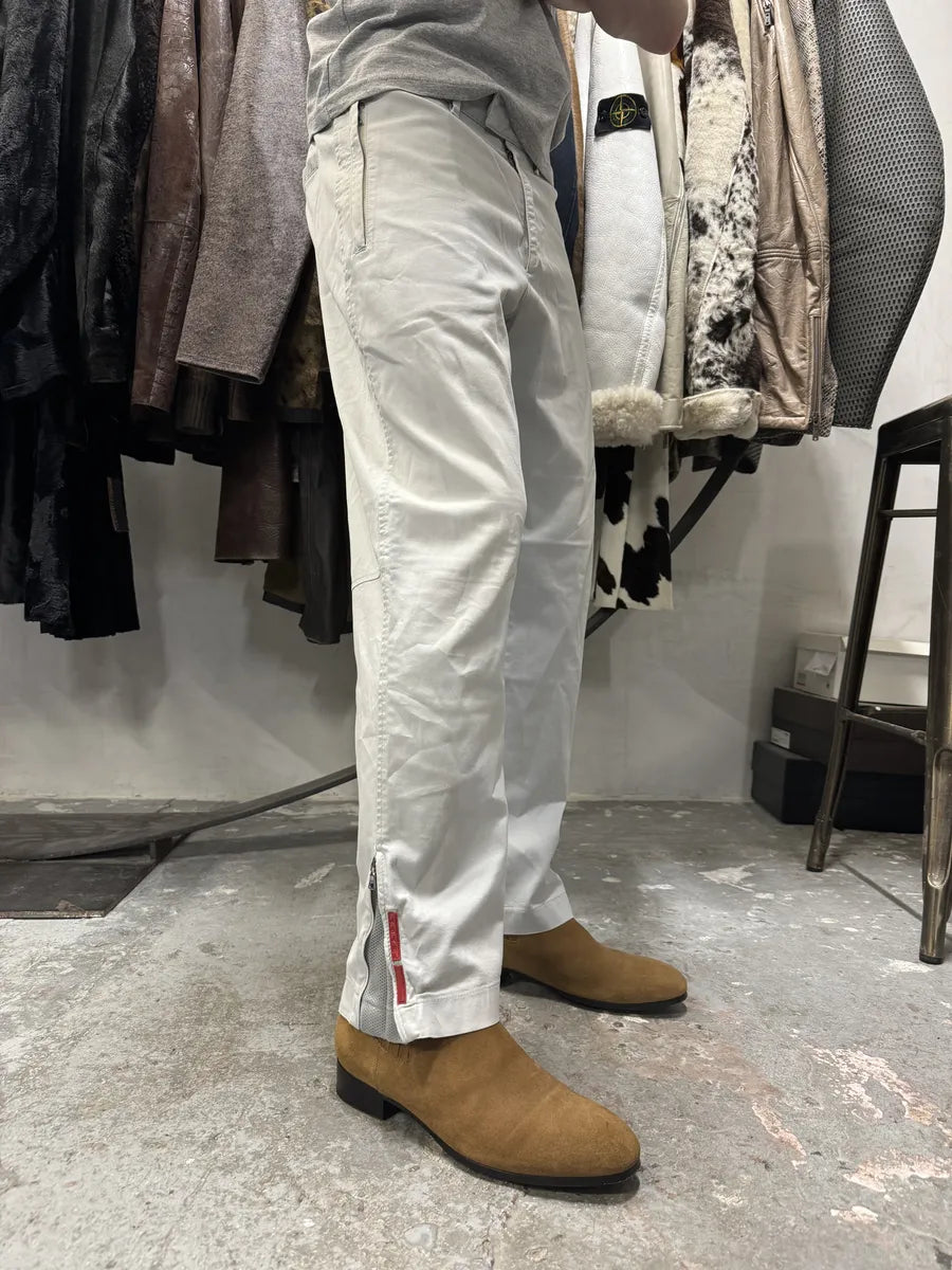 2000s Prada Grey Tactical Sport Linea Rossa Pants (S/M) 1