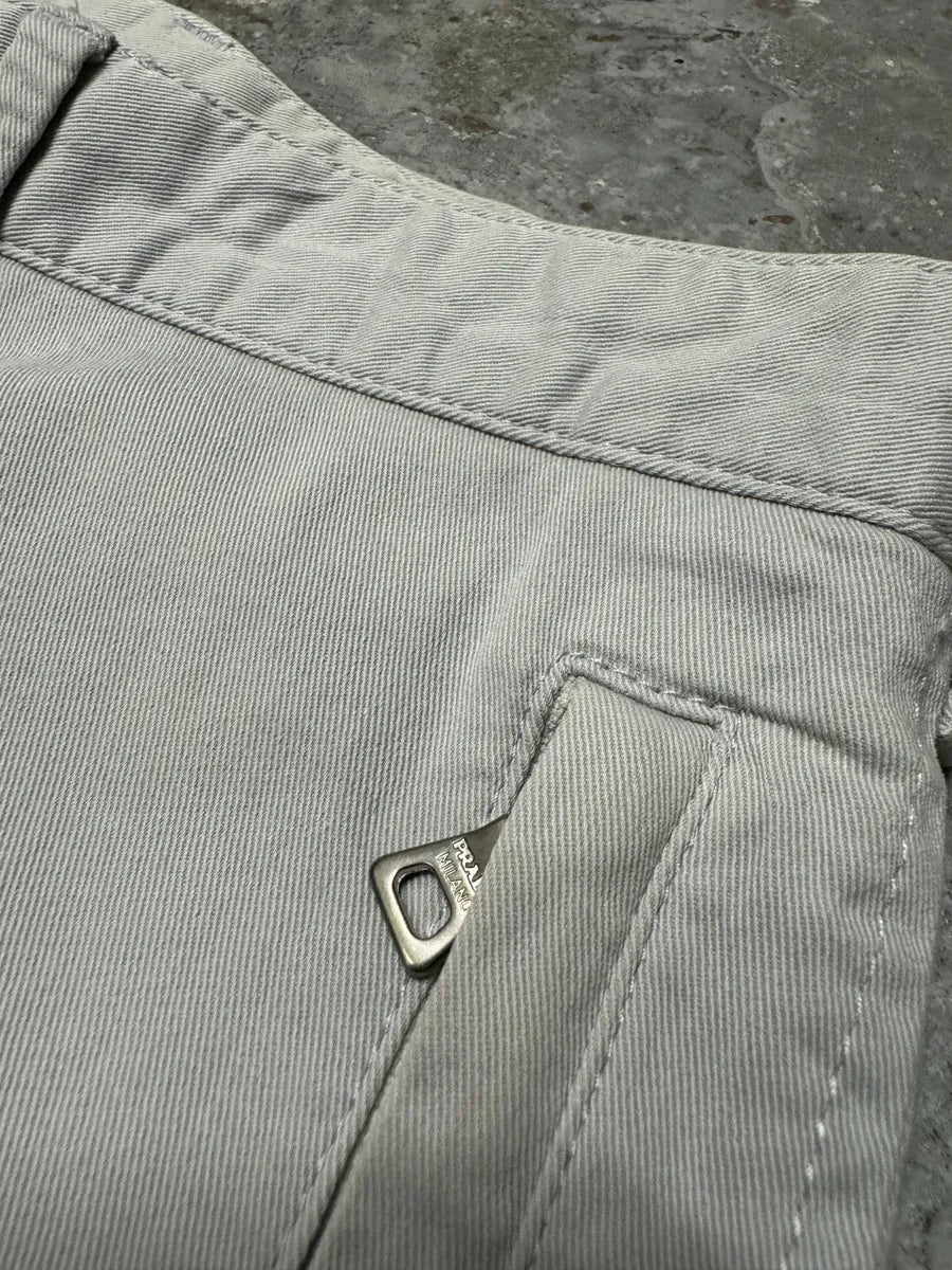 2000s Prada Grey Tactical Sport Linea Rossa Pants (S/M) 11