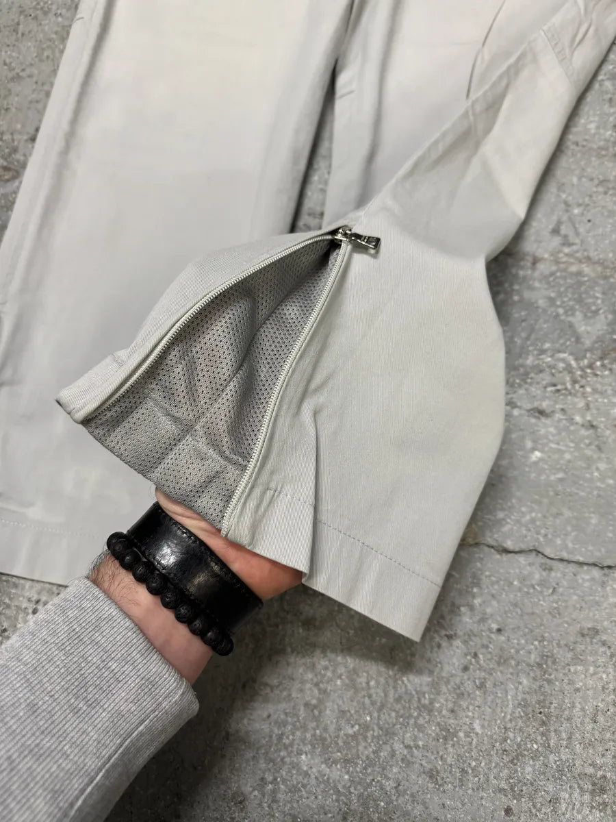 2000s Prada Grey Tactical Sport Linea Rossa Pants (S/M) 5