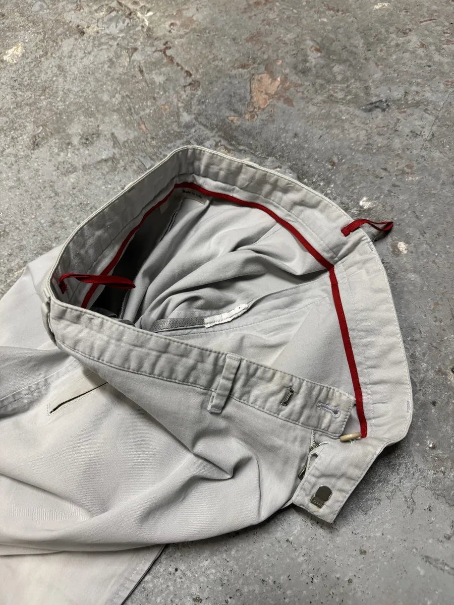 2000s Prada Grey Tactical Sport Linea Rossa Pants (S/M) 9