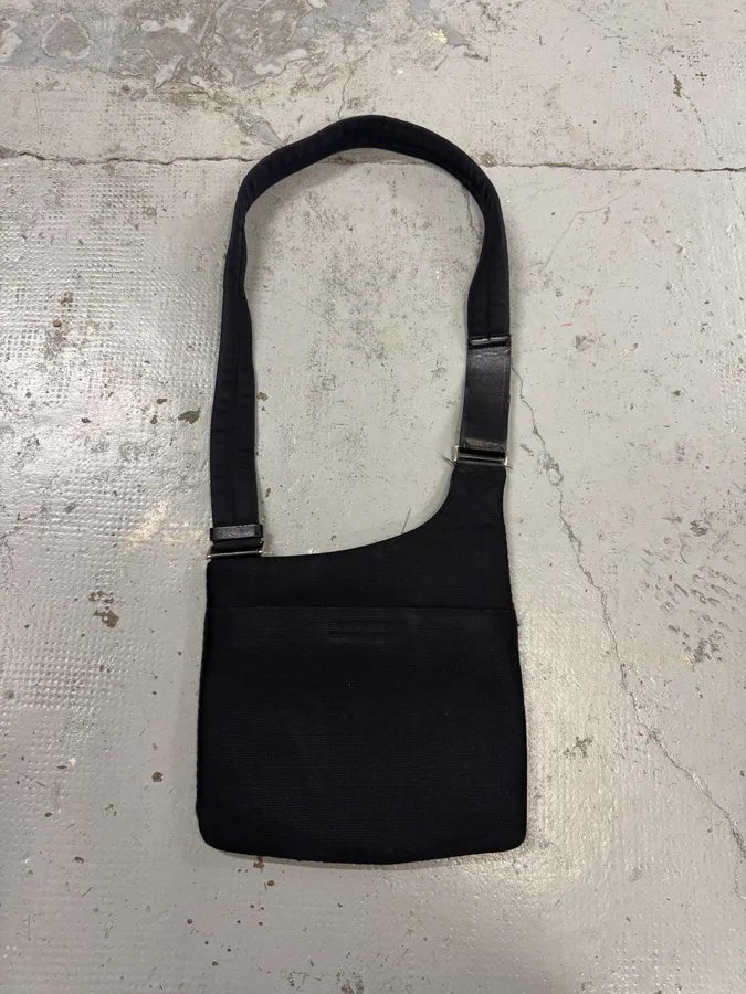 2000s Prada Grey Wool & Fur Cross Body Shoulder Bag jpfsnHD 5