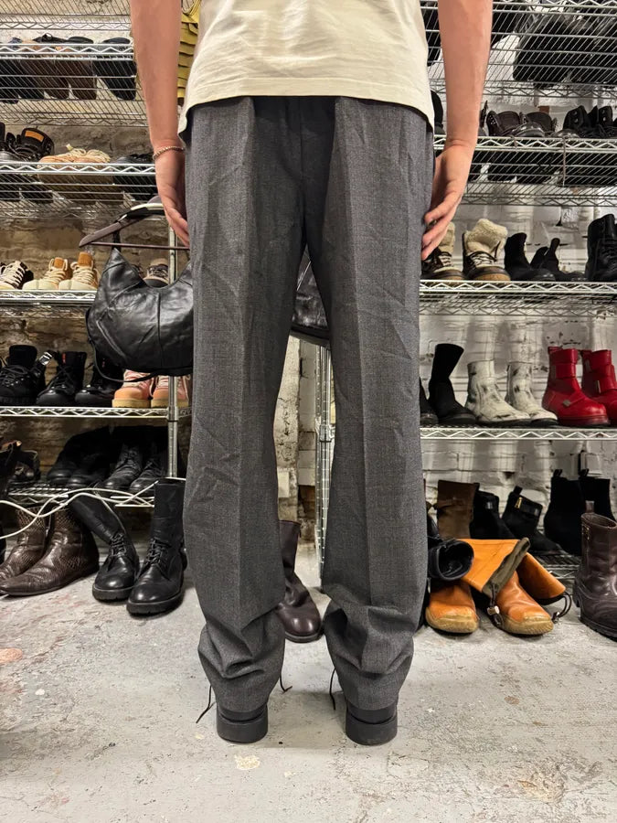 2000s Prada Grey Wool Pure Tailored Pants (L) ezRUbuQ 2